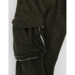 Ermanno Scervino Green Wool Blend Loose Fit Cargo Pants SIG30296-3