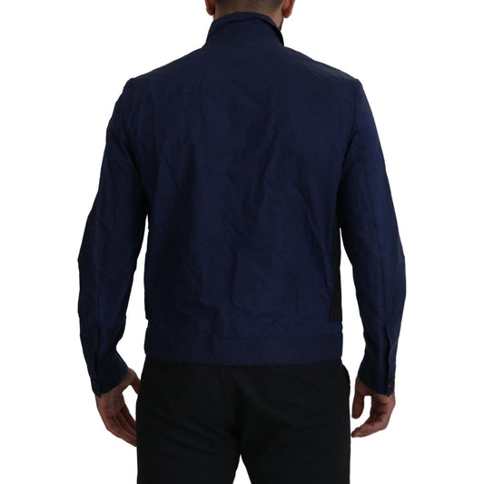 Dsquared² Svelte Dark Blue Cotton Shirt Dsquared² Black