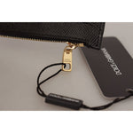 Dolce & Gabbana Elegant Leather Coin Wallet with Zip Closure Dolce & Gabbana Rosy Brown
