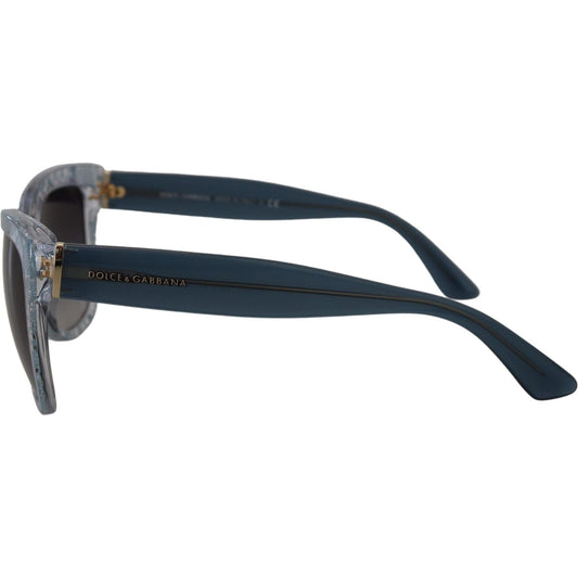 Dolce & Gabbana Elegant Sicilian Lace-Infused Women's Sunglasses Dolce & Gabbana Dark Slate Gray