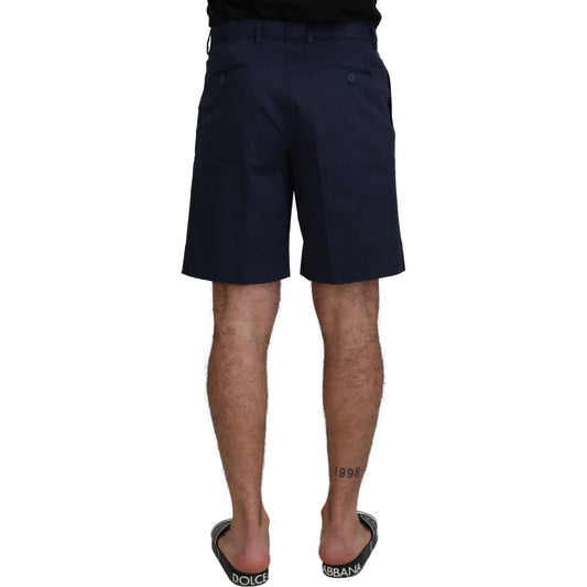 Dolce & Gabbana Elegant Blue Chino Shorts Dolce & Gabbana Black