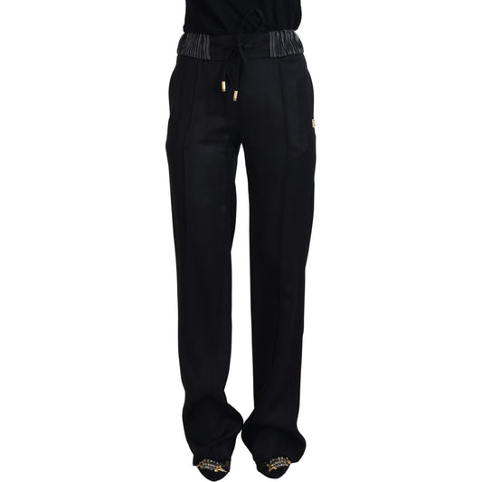 Dolce & Gabbana Elegant Black Cotton Pants Dolce & Gabbana Black