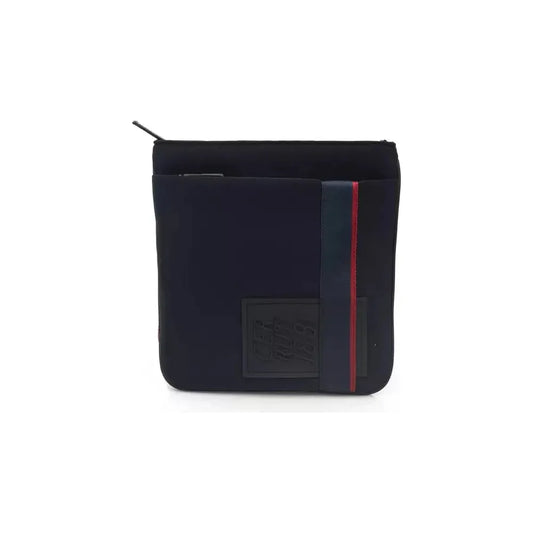 Cerruti 1881 Blue Polyester Men Messenger Bag Cerruti 1881 Dark Slate Gray