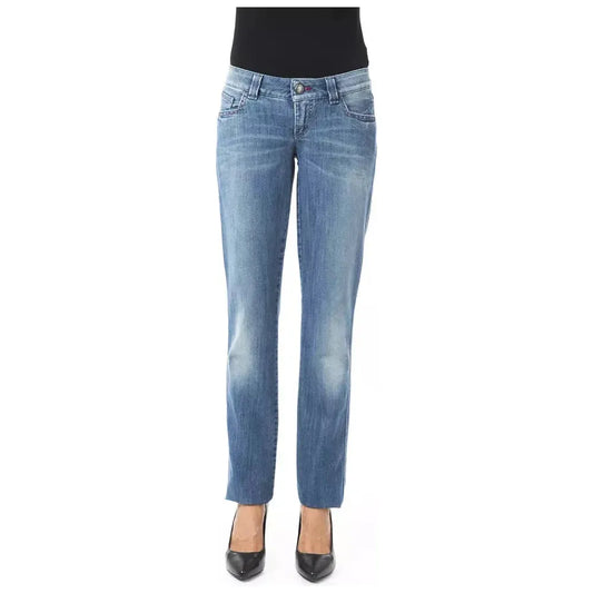 BYBLOS Blue Cotton Women Jeans BYBLOS Slate Gray