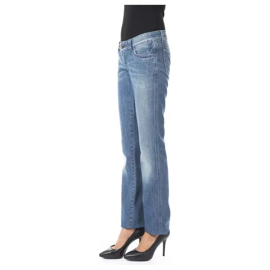 BYBLOS Blue Cotton Women Jeans BYBLOS Slate Gray