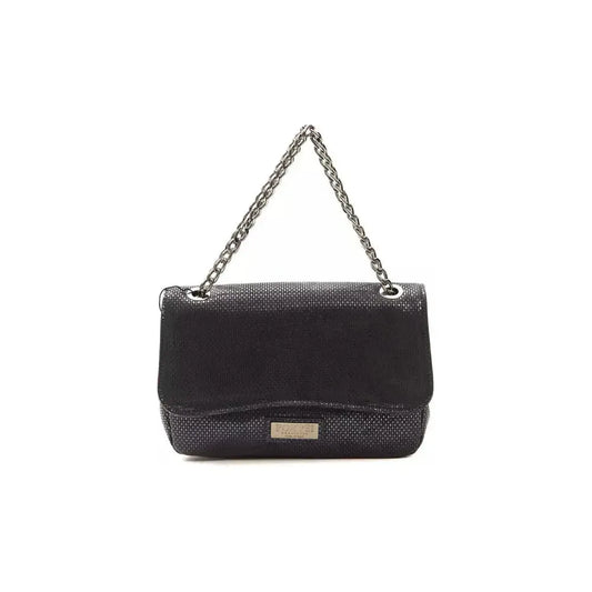 Pompei Donatella Blue Leather Women Crossbody Bag Crossbody Bag Pompei Donatella Dark Slate Gray
