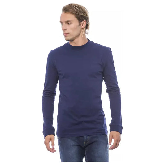 Verri Blue Cotton Mens Sweater Verri Dark Slate Gray
