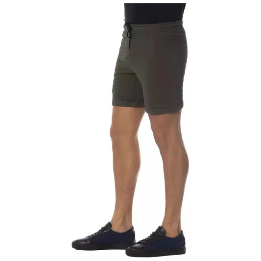 Verri Army Cotton Men Casual Short Verri Dark Slate Gray