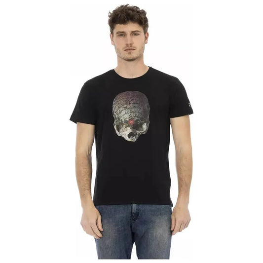 Trussardi Action Black Cotton Men's T-Shirt