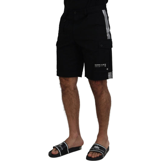 Dolce & Gabbana Elegant MainLine Black Shorts Dolce & Gabbana Black
