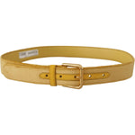 Dolce & Gabbana Elegant Velvet Designer Gold-Buckled Belt Dolce & Gabbana Dark Khaki