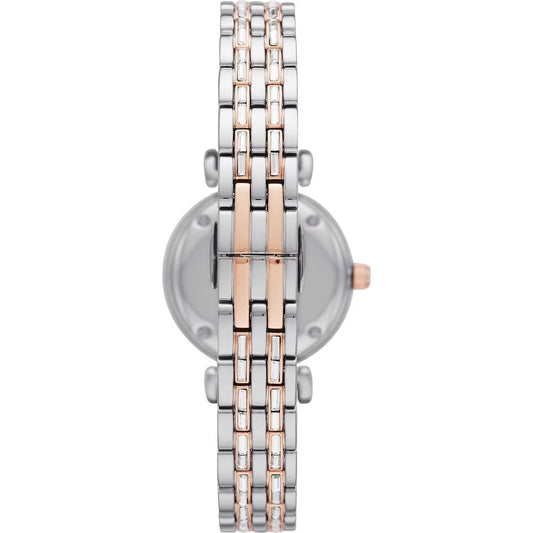 Emporio Armani Elegant Silver Dial Stainless Steel Women's Watch Emporio Armani Gray