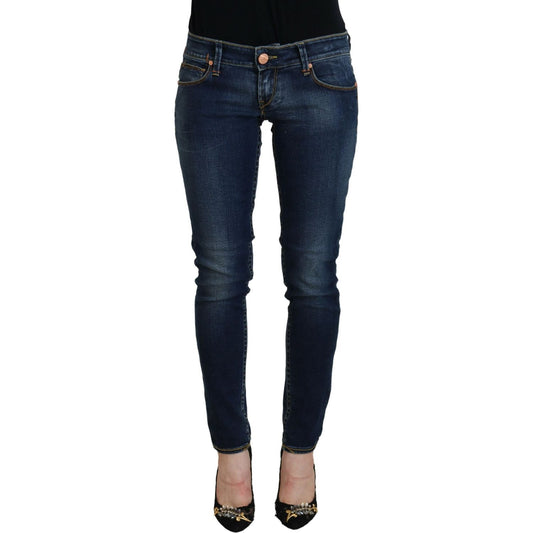 Acht Chic Low Waist Skinny Denim Acht Black
