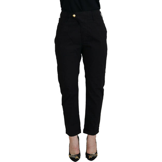 CYCLE Chic Tapered Black Cotton Pants CYCLE Black