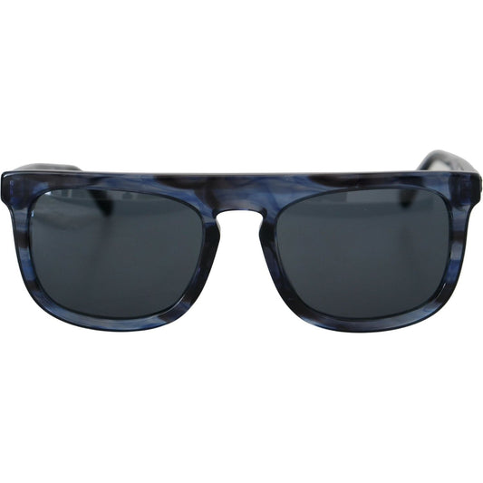 Dolce & Gabbana Elegant Blue Acetate Sunglasses Dolce & Gabbana Dark Slate Gray
