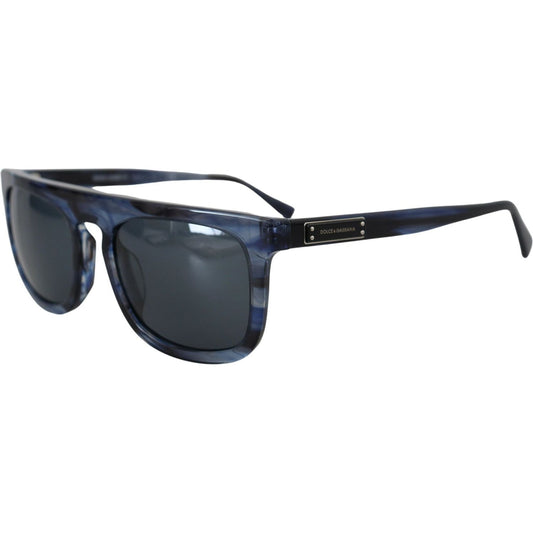 Dolce & Gabbana Elegant Blue Acetate Sunglasses Dolce & Gabbana Dark Slate Gray