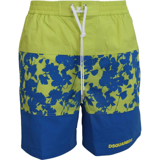 Dsquared² Exquisite Blue Green Swim Shorts Boxer Dsquared² Midnight Blue