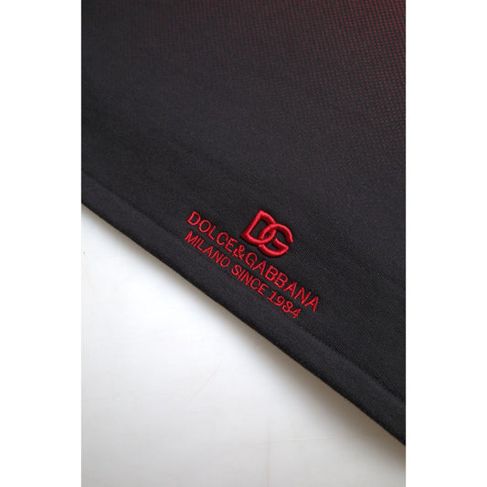 Dolce & Gabbana Red Leopard Print Cotton Tank Top Dolce & Gabbana Dark Slate Gray