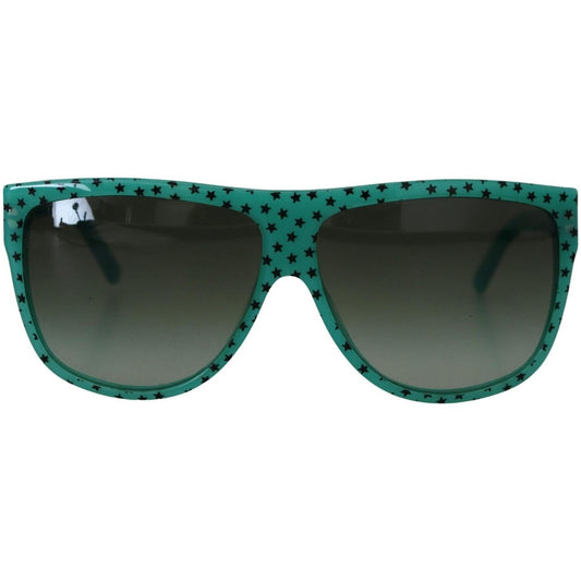 Dolce & Gabbana Chic Square Sunglasses with Star Pattern Dolce & Gabbana Dark Slate Gray