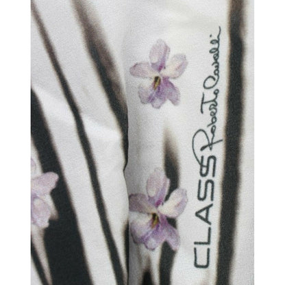 Cavalli Purple longsleeved dress