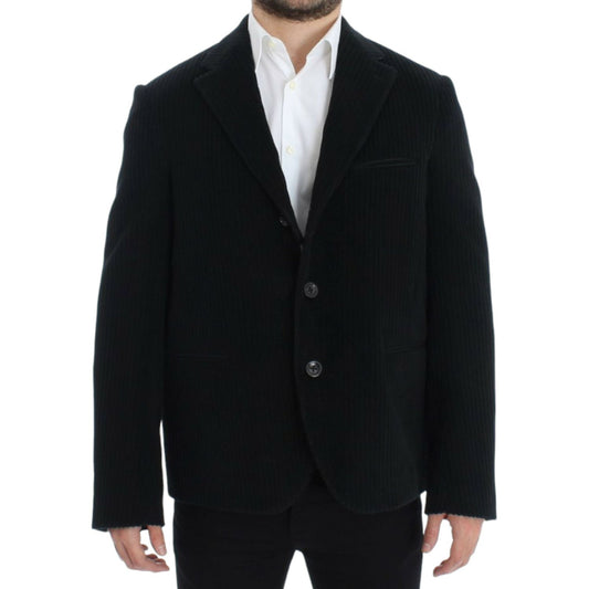 Dolce & Gabbana Elegant Black Martini Blazer Jacket Dolce & Gabbana Black