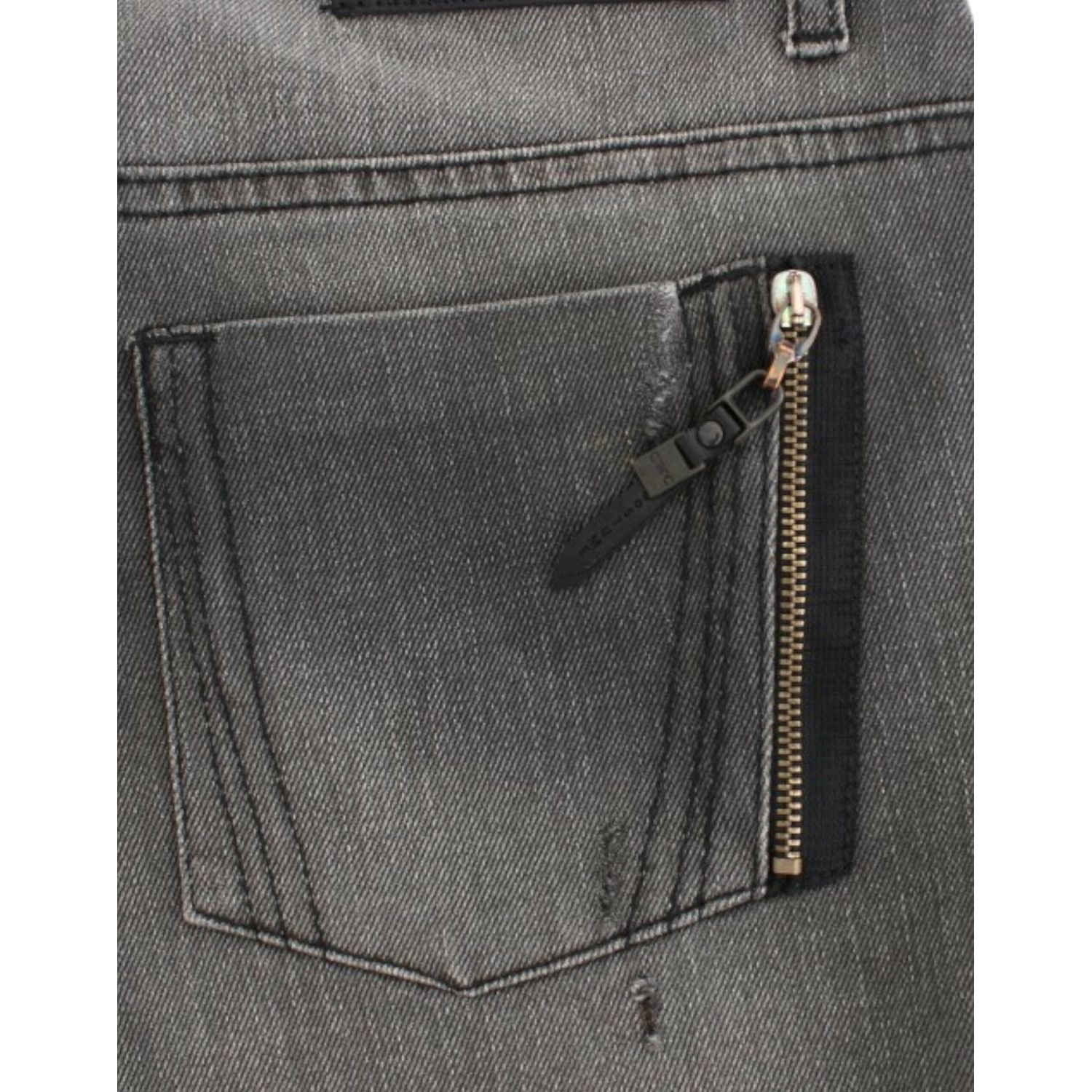 Costume National Gray straight leg jeans
