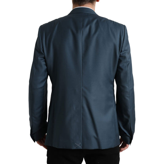 Dolce & Gabbana Elegant Green Martini Two-Piece Wool Suit Dolce & Gabbana Dark Slate Gray
