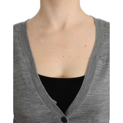 Costume National Gray lightweight cardigan