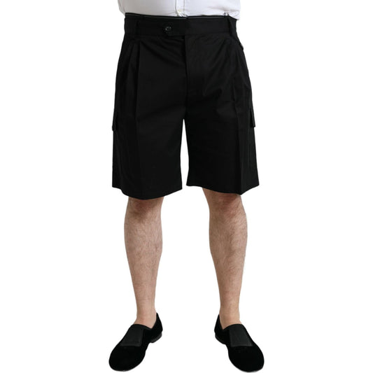 Dolce & Gabbana Sleek Designer Bermuda Cargo Shorts Dolce & Gabbana Rosy Brown