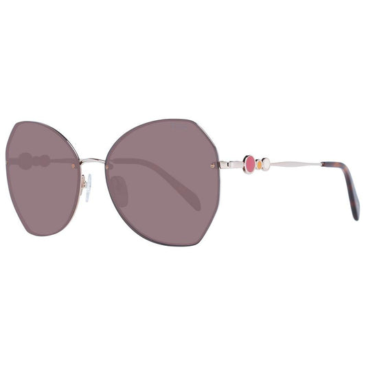 Emilio Pucci Rose Gold Women Sunglasses Emilio Pucci Slate Gray