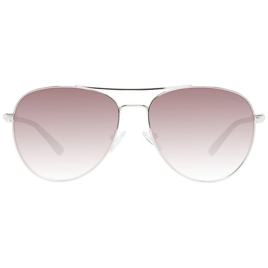 Guess Silver Women Sunglasses Guess Light Gray