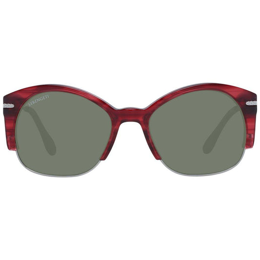 Serengeti Red Unisex Sunglasses Serengeti Dim Gray