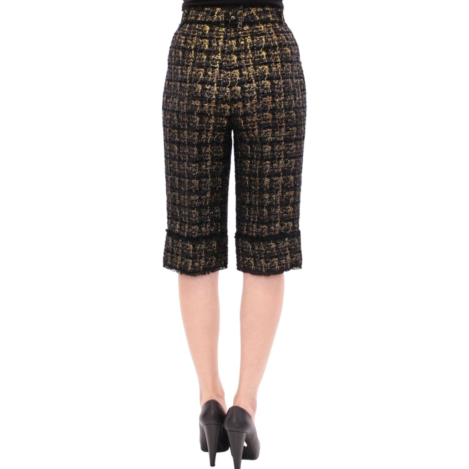 Dolce & Gabbana Black fabric shorts pants