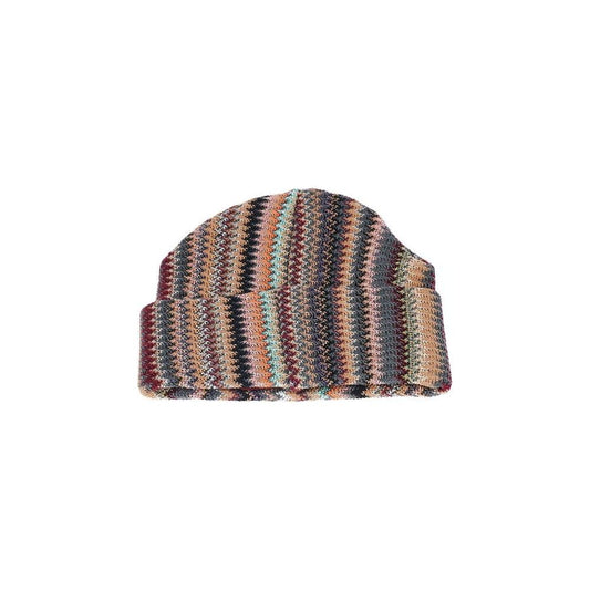 Missoni Multicolor Wool Women Hat Missoni Dim Gray