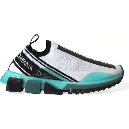 Dolce & Gabbana Elegant Sorrento Sneakers in Light Blue Dolce & Gabbana Light Gray