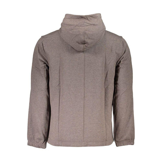 Calvin Klein Sleek Long Sleeved Hooded Sweatshirt Calvin Klein Slate Gray