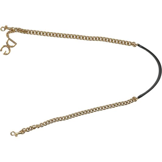 Dolce & Gabbana Brown Leopard Handbag Accessory Shoulder Strap Dolce & Gabbana Dim Gray