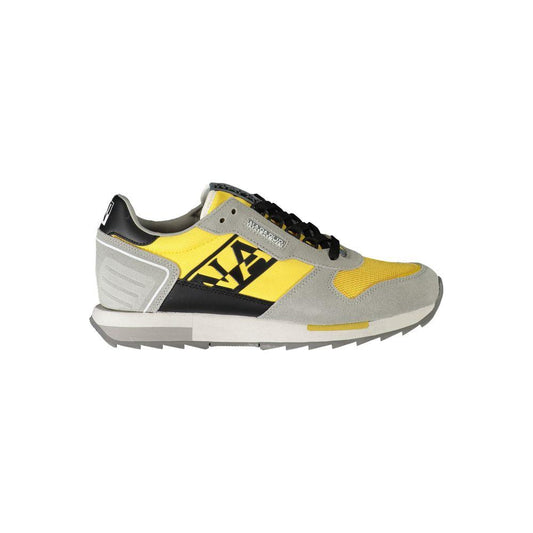 Napapijri Gray Polyester Sneaker Napapijri Tan