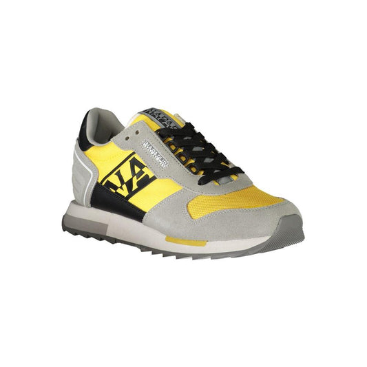 Napapijri Gray Polyester Sneaker Napapijri Dark Gray