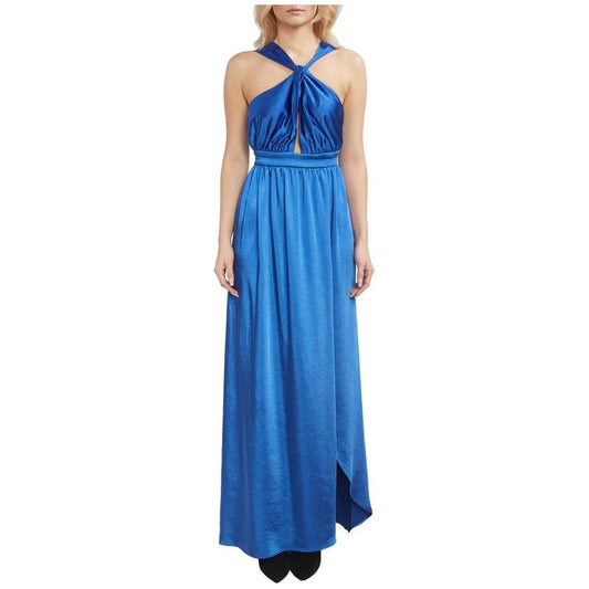 PINKO Blue Polyester Dress PINKO Steel Blue