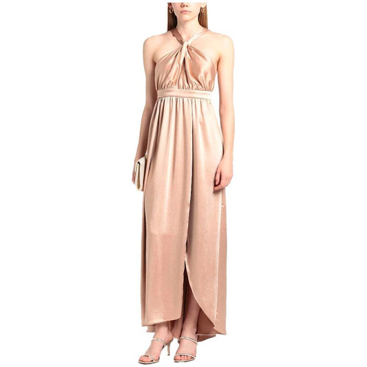 PINKO Pink Polyester Dress PINKO Tan