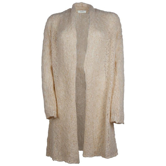 Alpha Studio Beige Acrylic Dress Alpha Studio Rosy Brown
