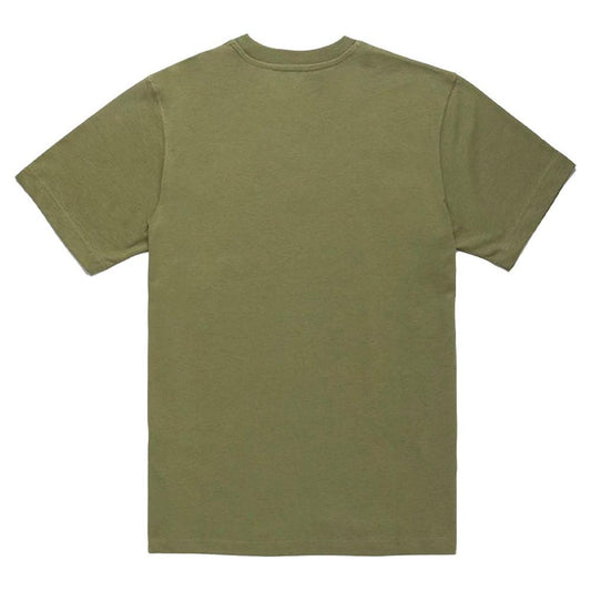 Refrigiwear Army Cotton Tee with Contrast Logo Refrigiwear Dim Gray