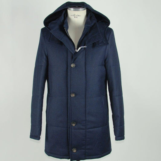Made in Italy Elegant Italian Wool-Cashmere Men's Jacket Made in Italy Light Gray