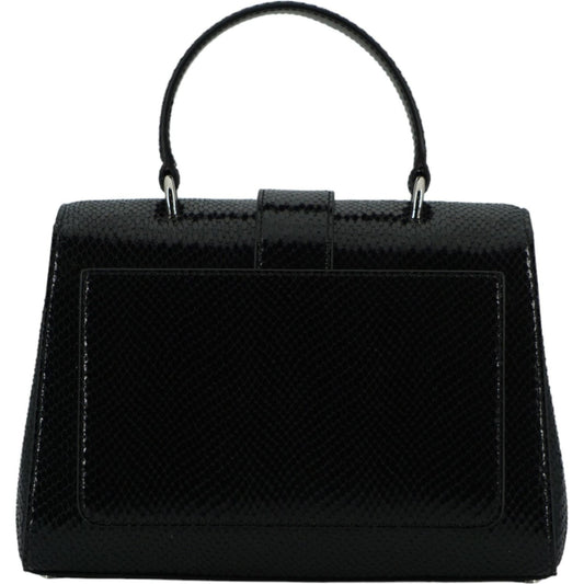 Jimmy Choo Black Leather Top Handle Shoulder Bag Jimmy Choo Black