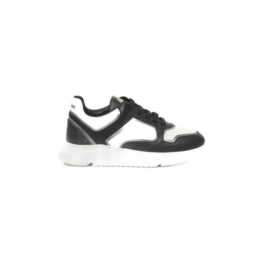 Cerruti 1881 Black Leather Women Sneaker