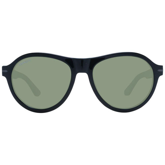 Serengeti Black Men Sunglasses Serengeti Light Slate Gray