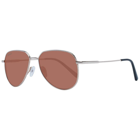Serengeti Rose Gold Unisex Sunglasses Serengeti Dim Gray