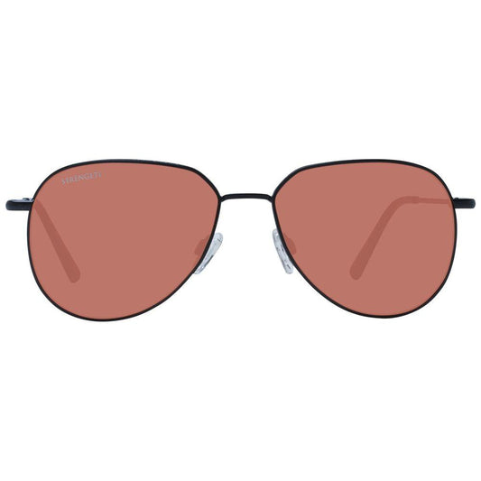 Serengeti Black Men Sunglasses Serengeti Rosy Brown