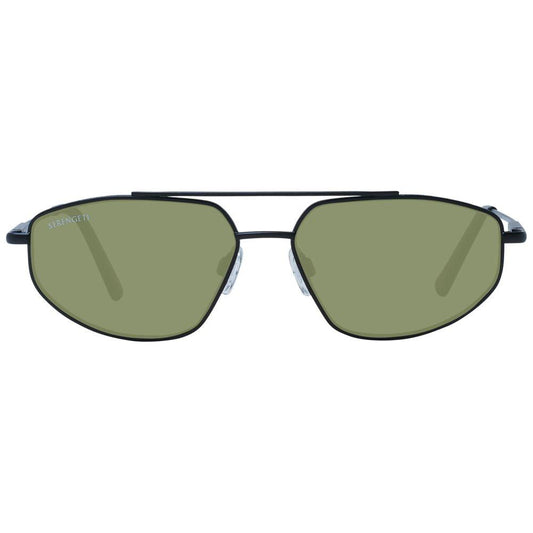 Serengeti Black Men Sunglasses Serengeti Slate Gray
